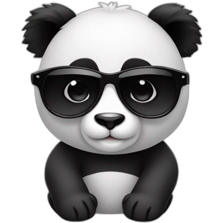 Panda with sunglasses emoji