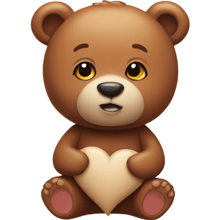 Love you bear emoji