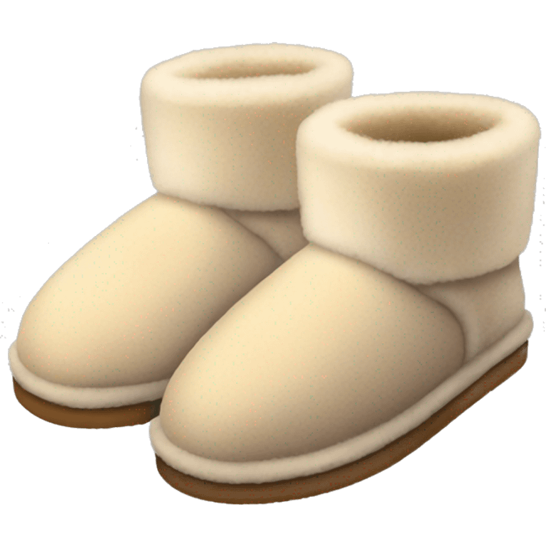 Ugg slipper shoes emoji