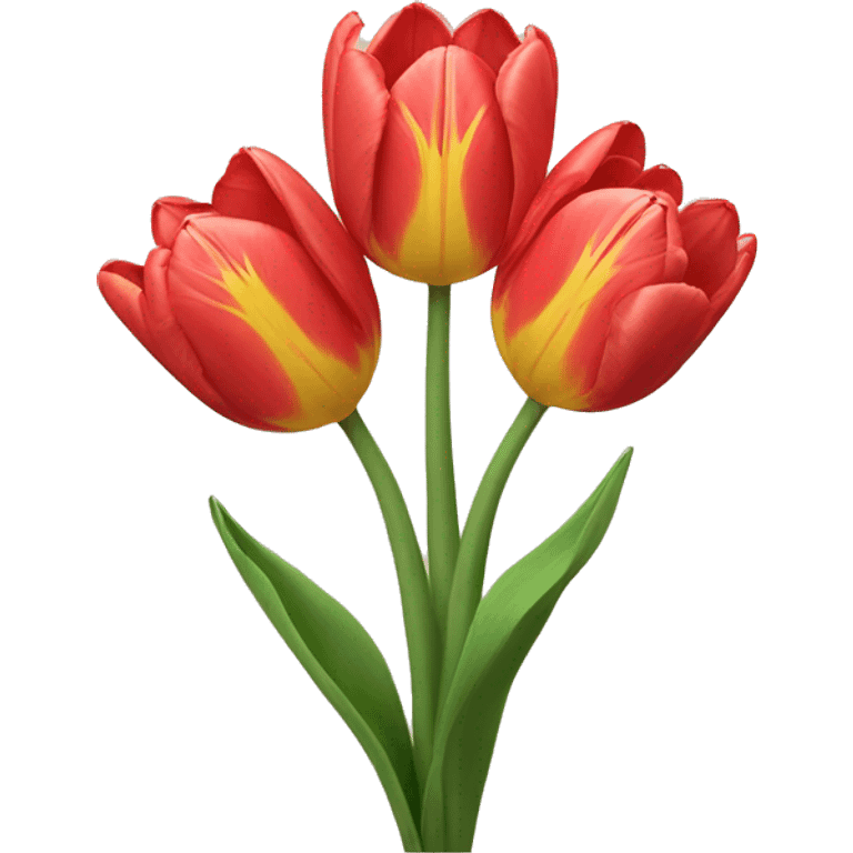 Tulips emoji