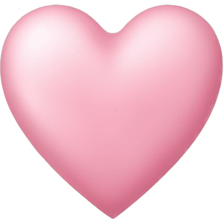 Light pink heart emoji