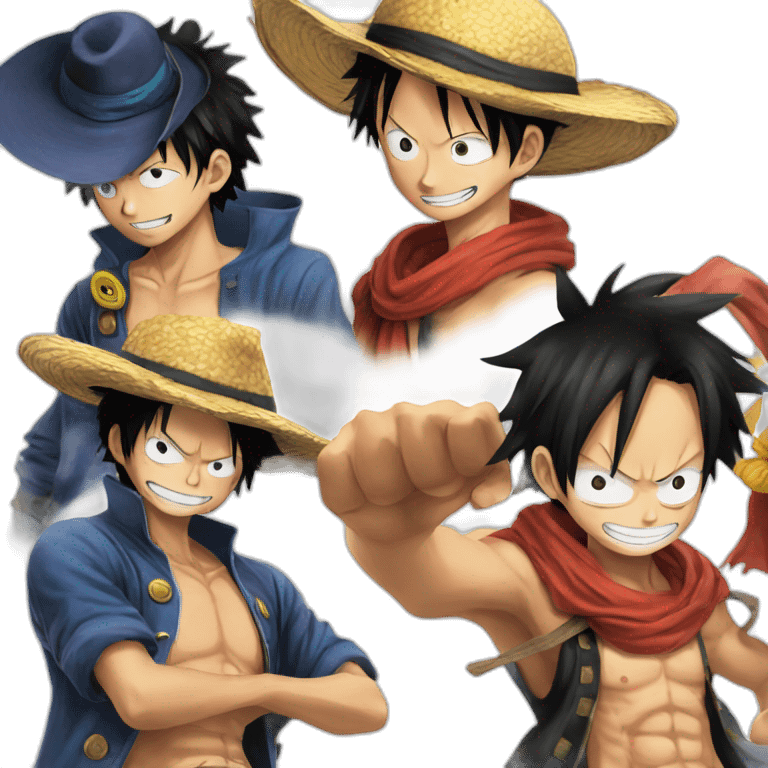 Luffy ace sabo emoji