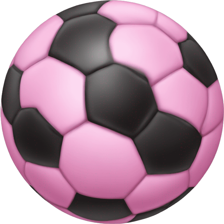 pink soccer ball emoji