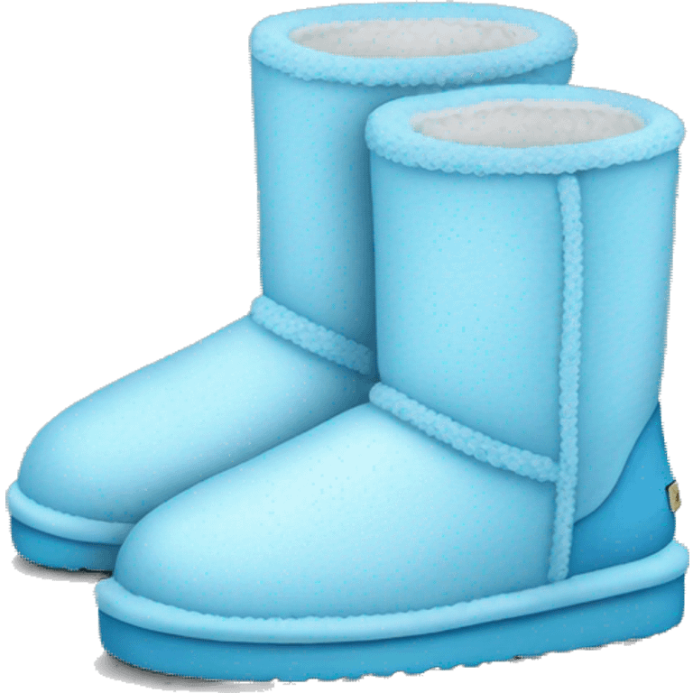 Baby blue uggs emoji