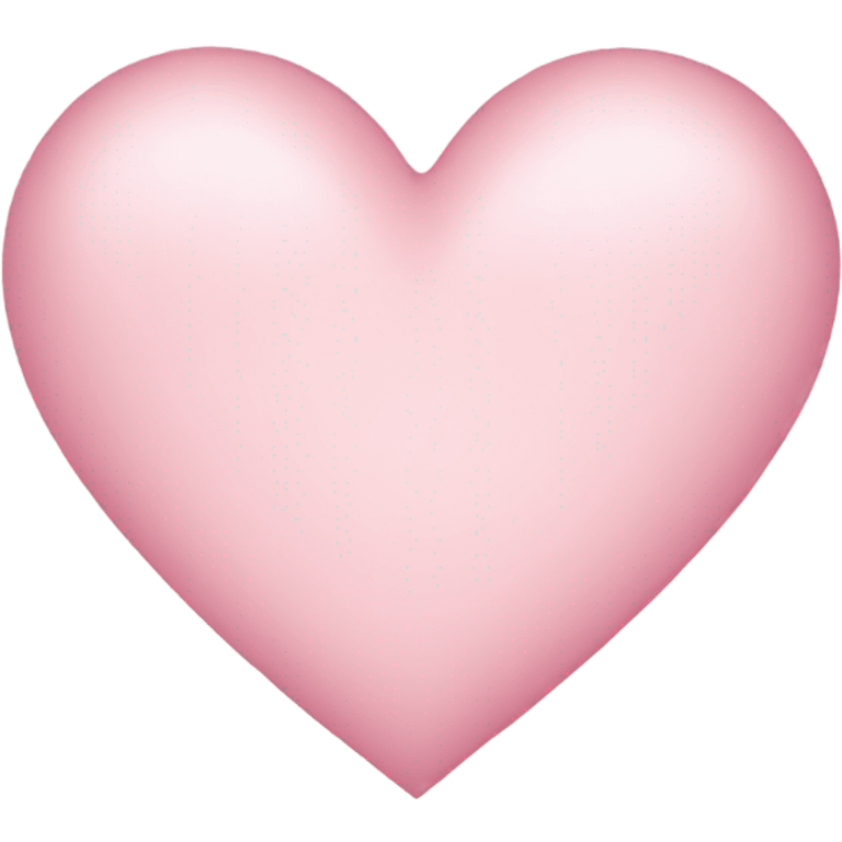 Light pink heart  emoji