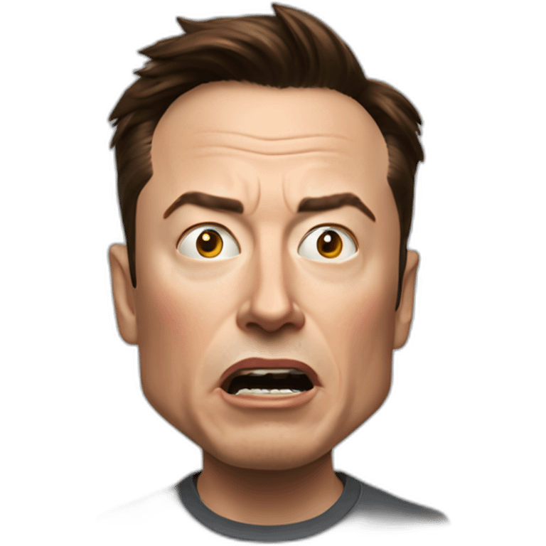 Angry Elon musk why? emoji