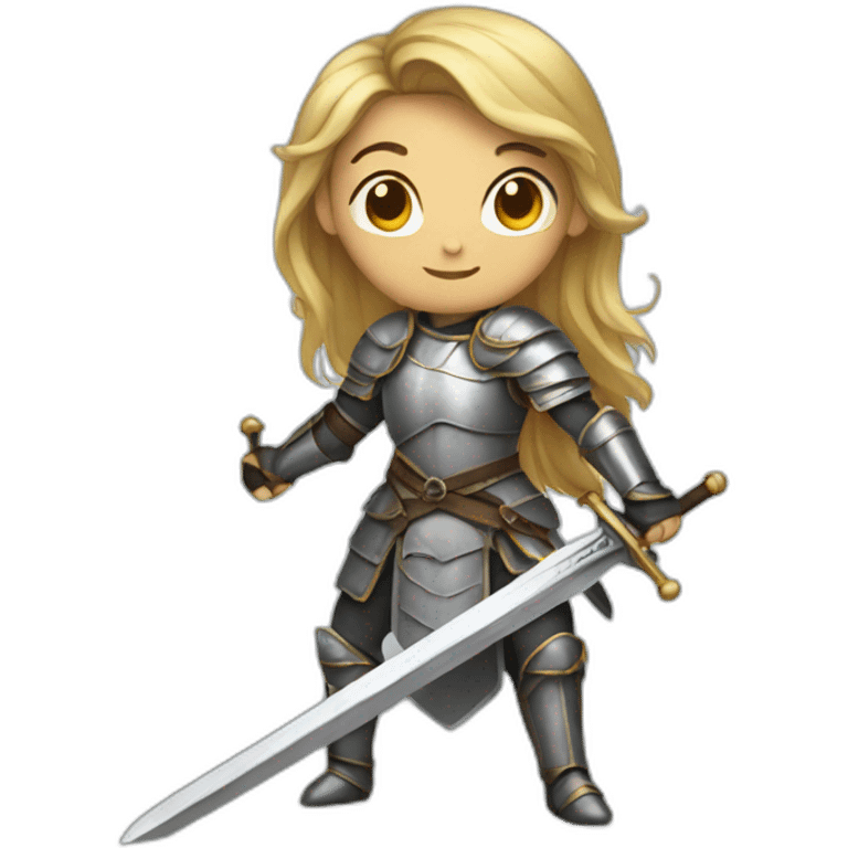 woman sword knight emoji