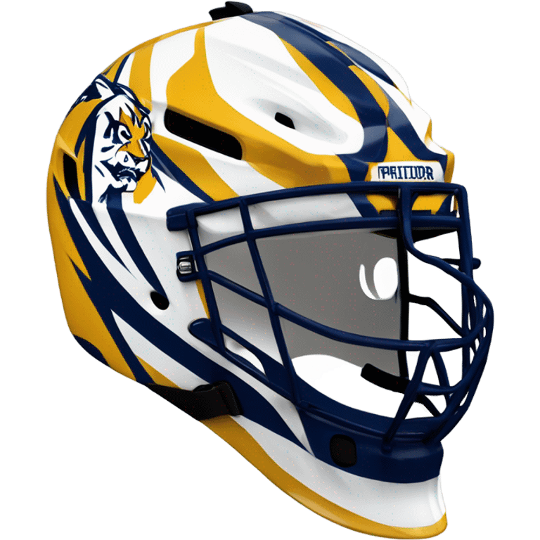 Nashville predators goalie helmet emoji