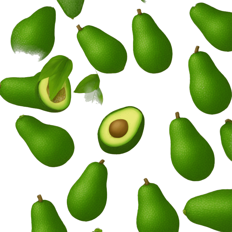 Aguacate rojo emoji