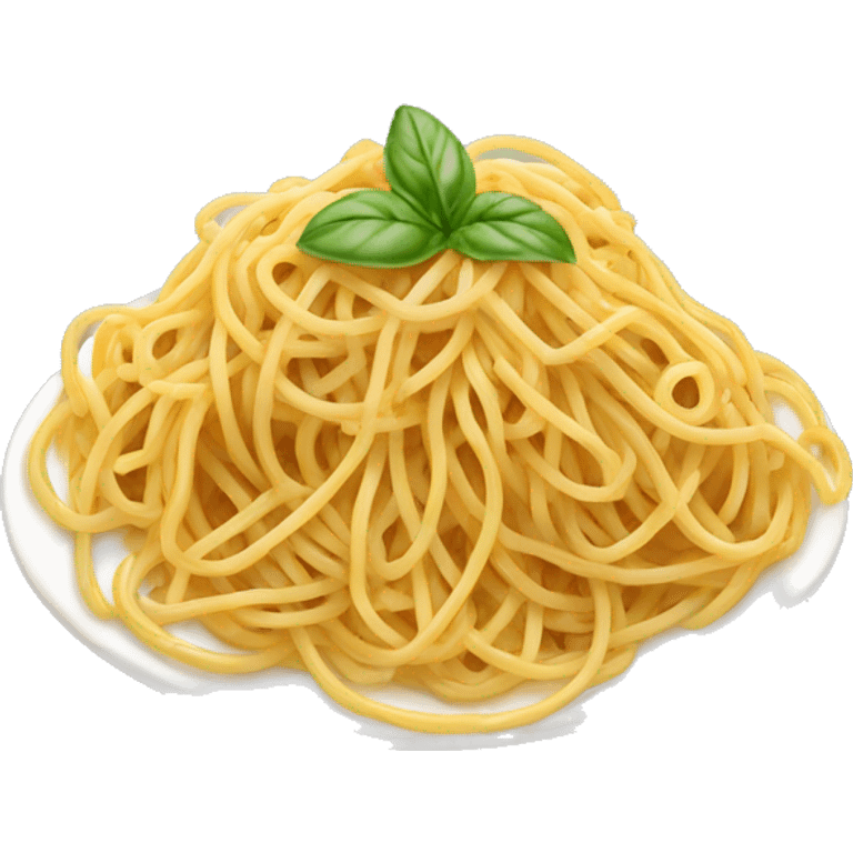 Spaghetti aglio olio emoji