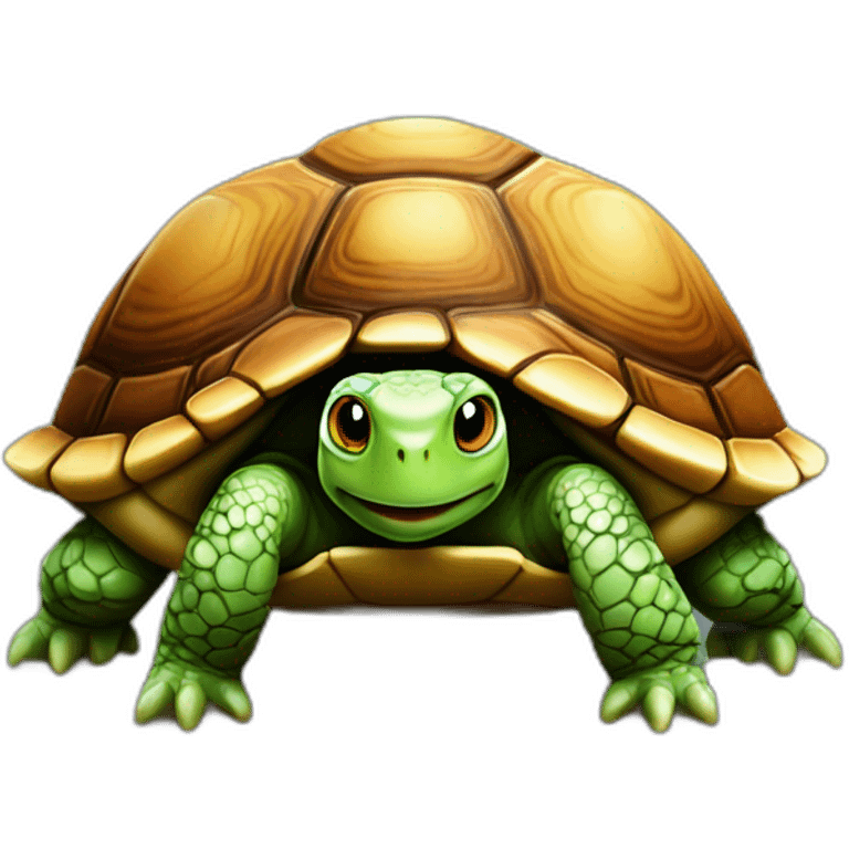 Caca sur une tortue emoji