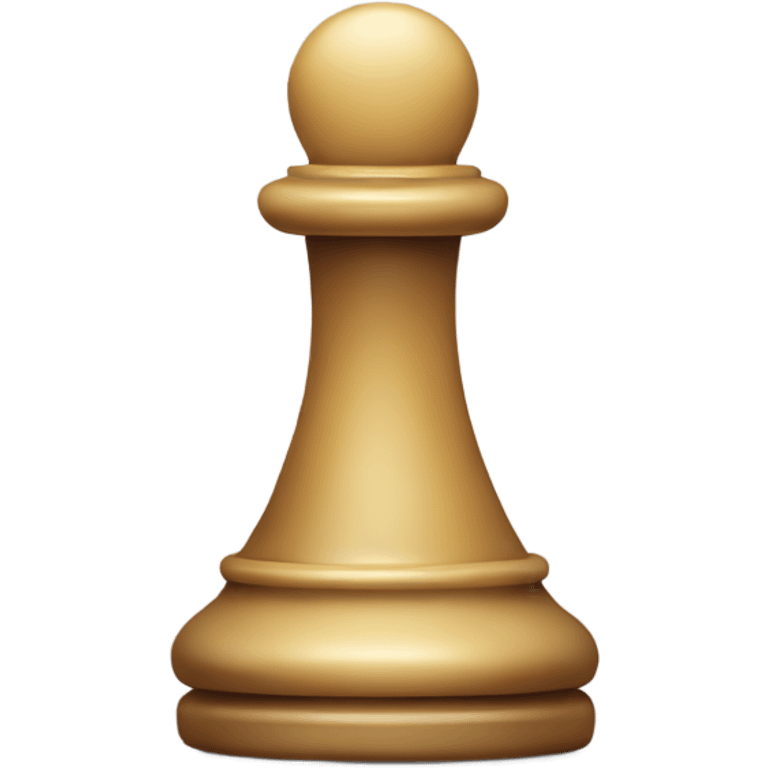 a chess pawn with a brain emoji