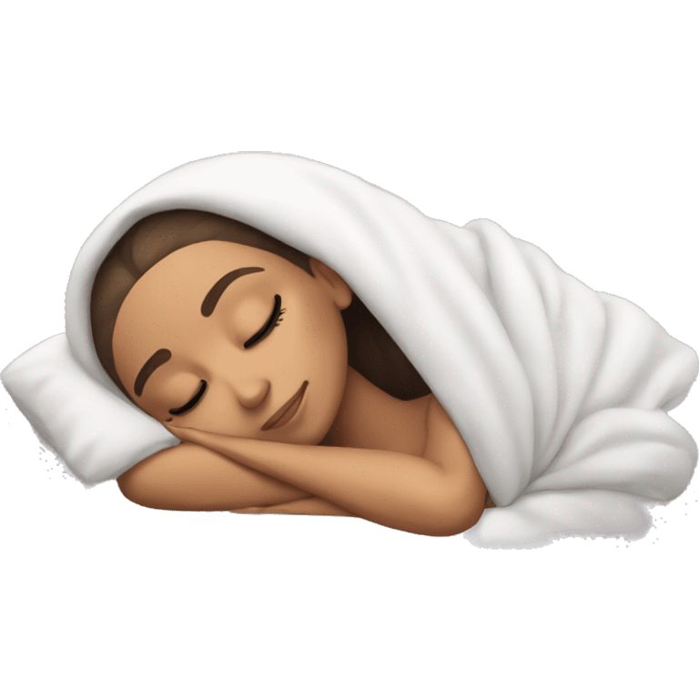 Ariana Grande sleeping emoji