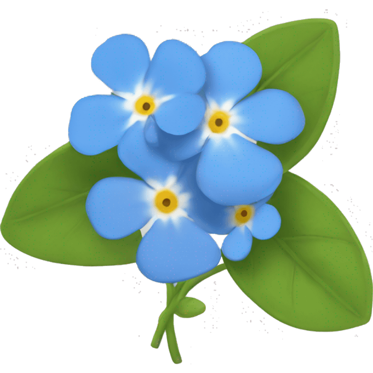 Forget me not emoji