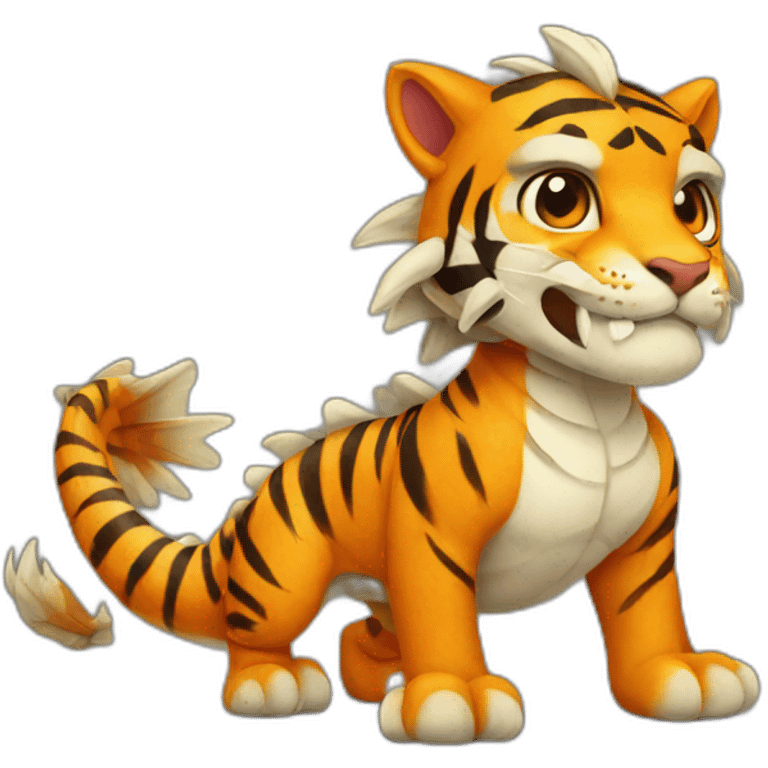 tiger dragon emoji