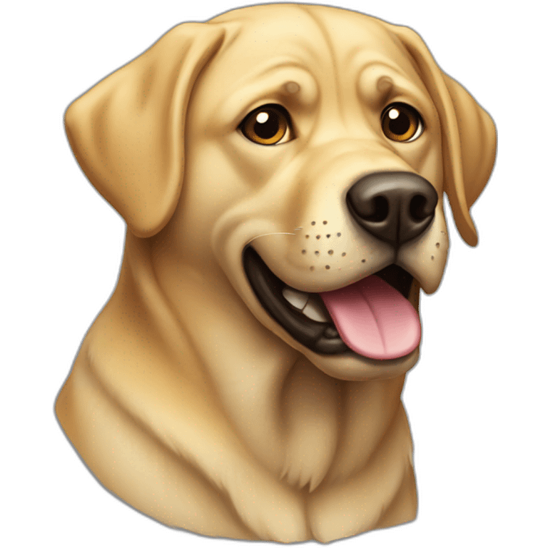 angry labrador emoji