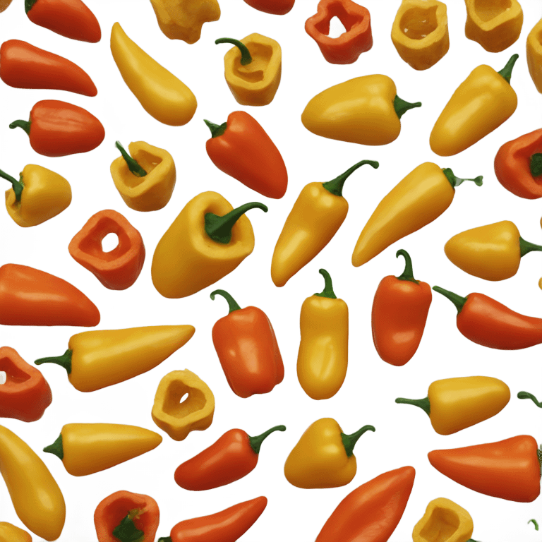 Mini peppers and hummus emoji