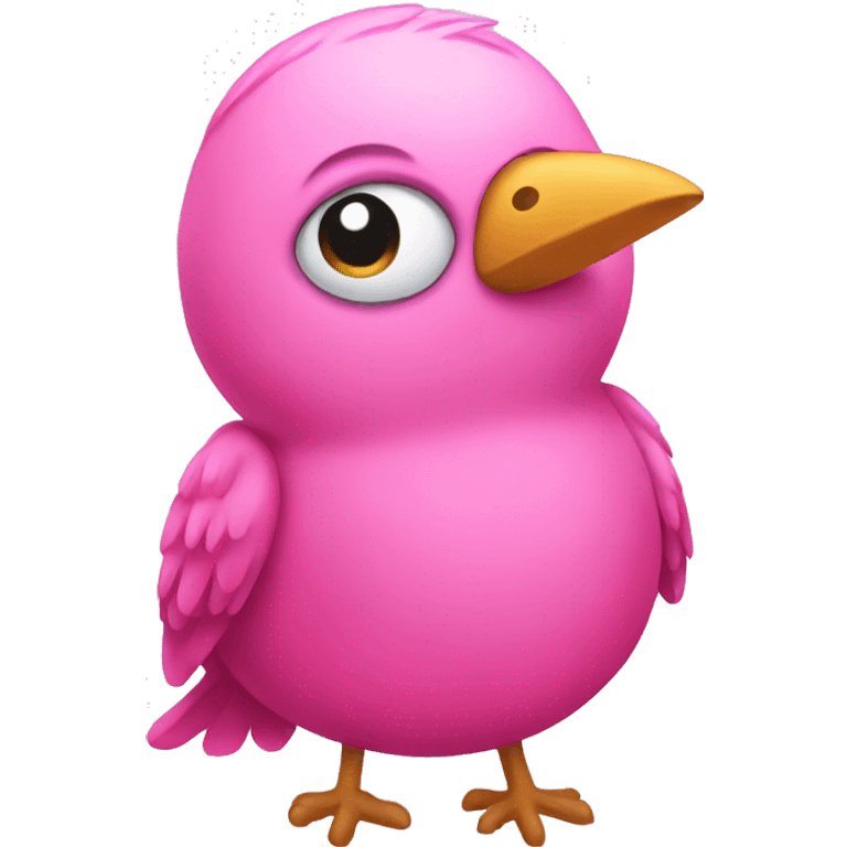 pink bird emoji