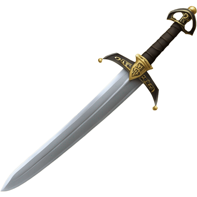 a sword with to heads written on in "لا سيف الا ذو الفقار ولا فتى الا علي" emoji