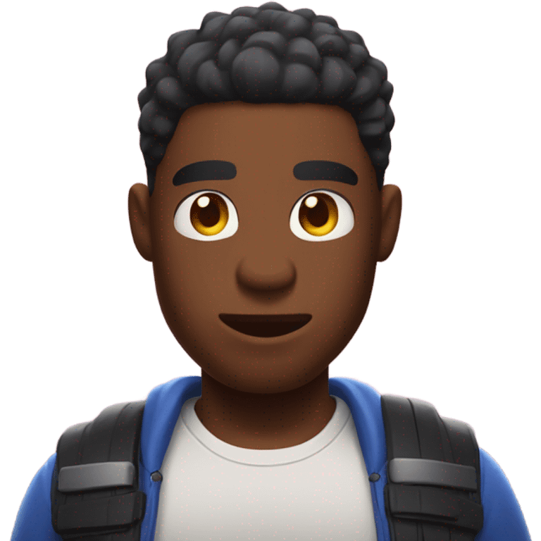 Black guy playing brawl stars emoji