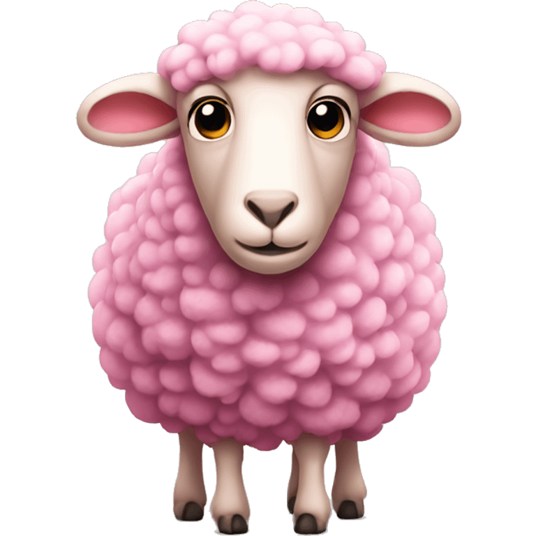 pink sheep emoji