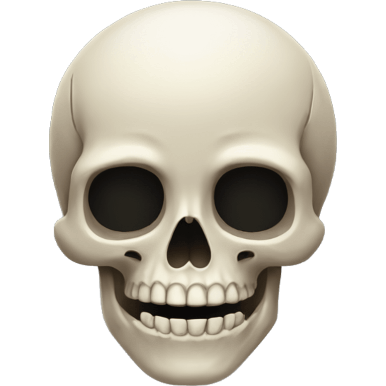 Skull surprised emoji