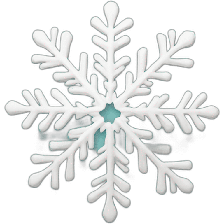 christmas snowflake emoji