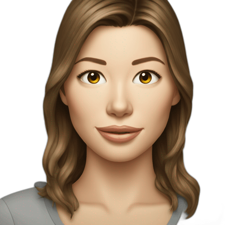 Jessica biel  emoji