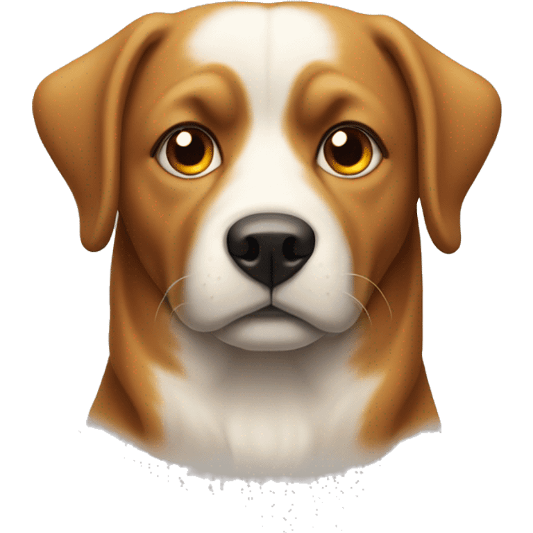 Un chien chaud  emoji