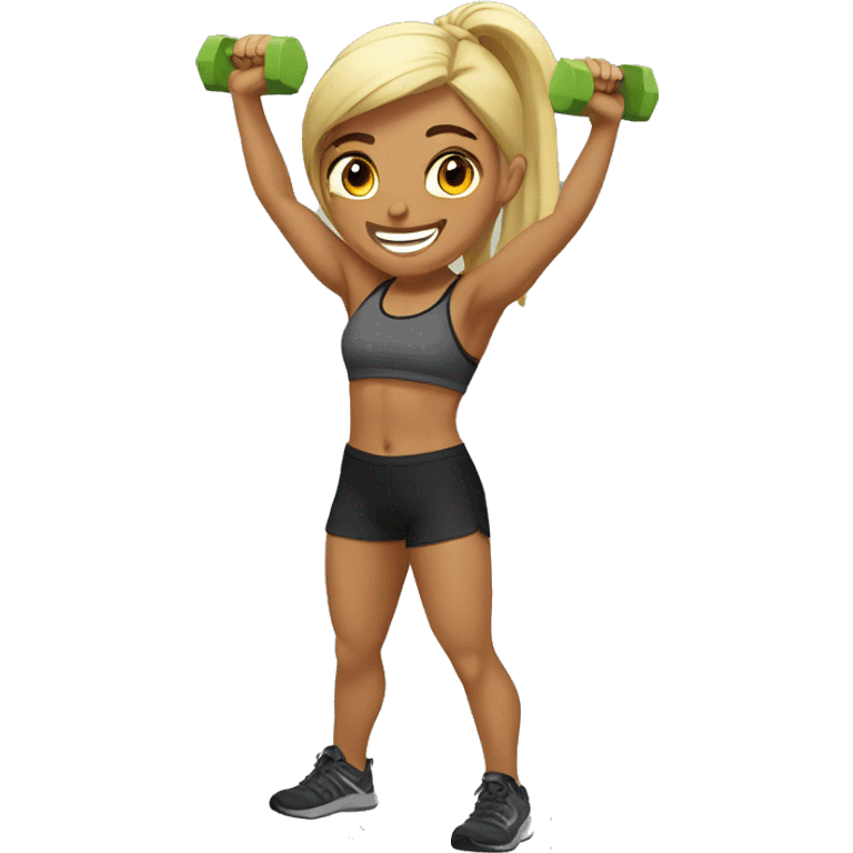 CrossFit girl  emoji