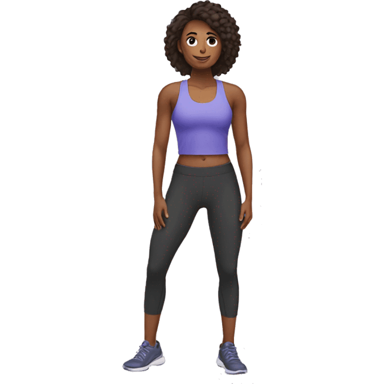 Woman in the gym emoji