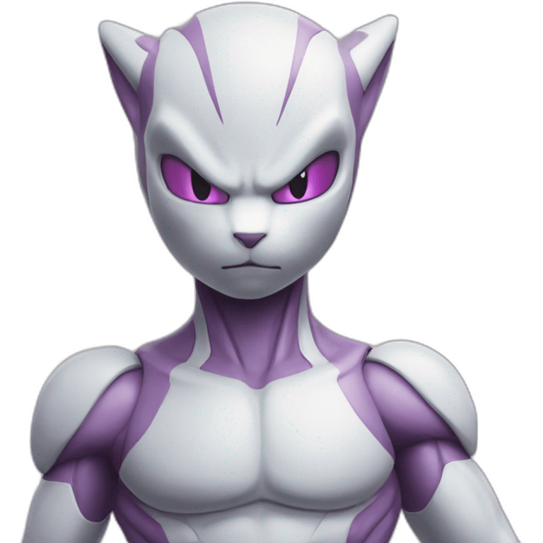 Mewtwo super sayan emoji