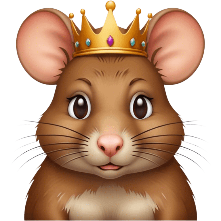 Queen rat having a bad day emoji