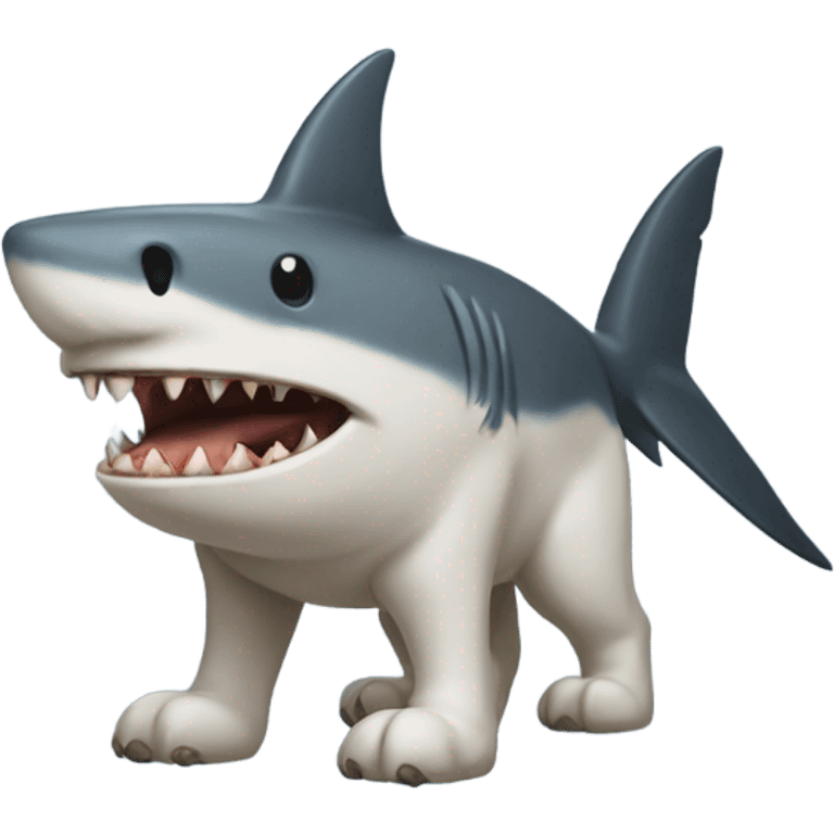 dog shark  emoji