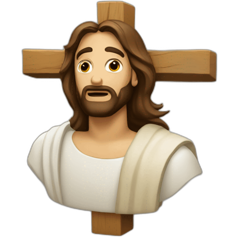 Jesucristo Cargando la cruz emoji