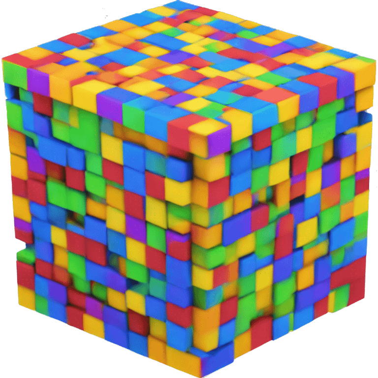 voxel 3d tensor emoji