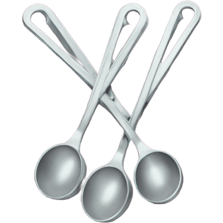 Measuring spoons on loop emoji