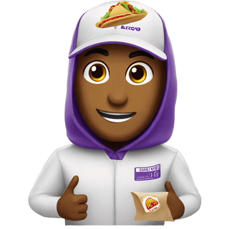 Burrito working at Taco Bell  emoji