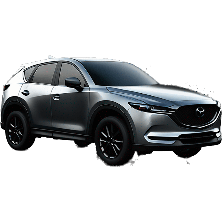 mazda cx5 2024 polymetal grey with black rims emoji