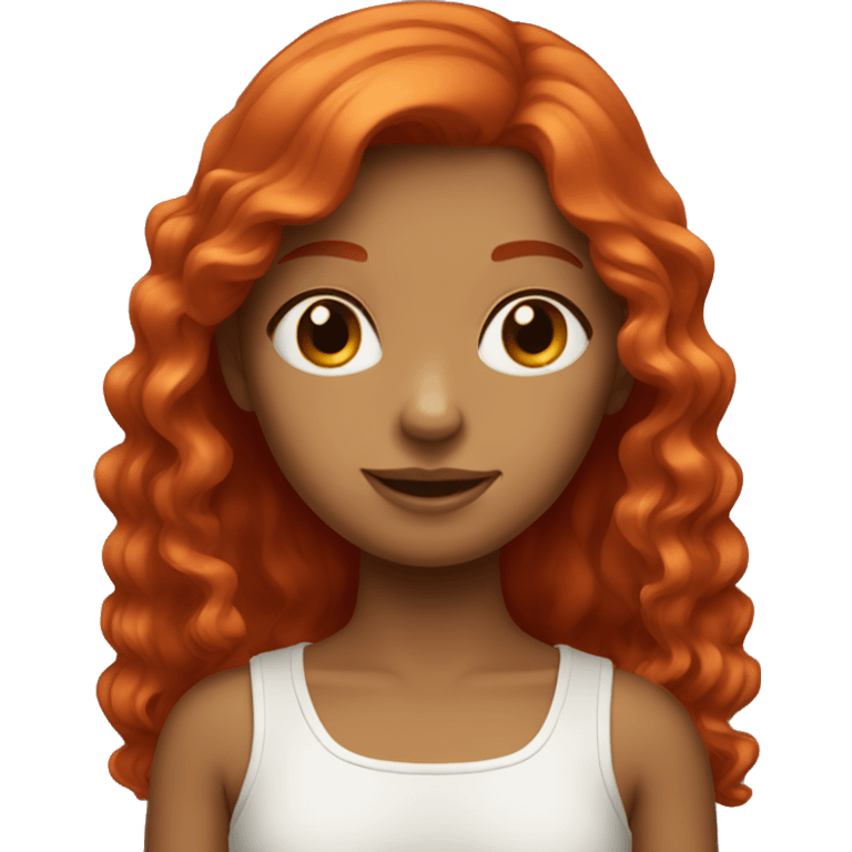 Red head girl emoji