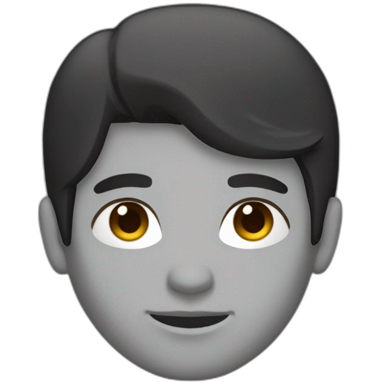 developer on mac laptop light skin tone black hair emoji