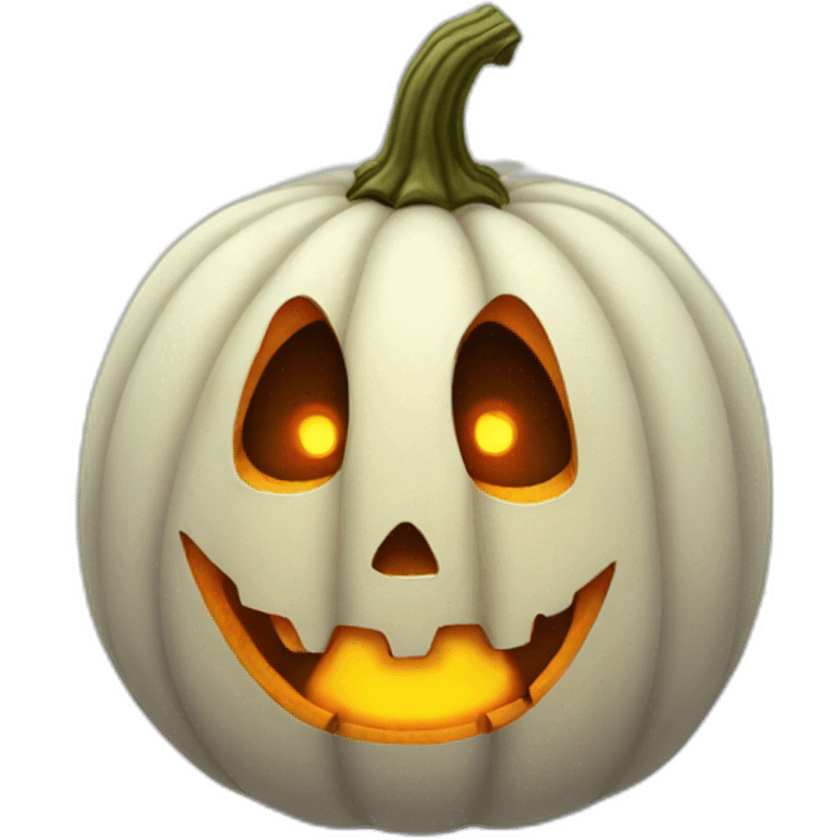 pumpkin ghost emoji