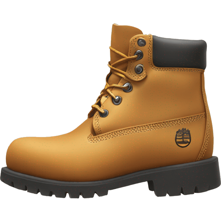 photorealistic Timberland emoji