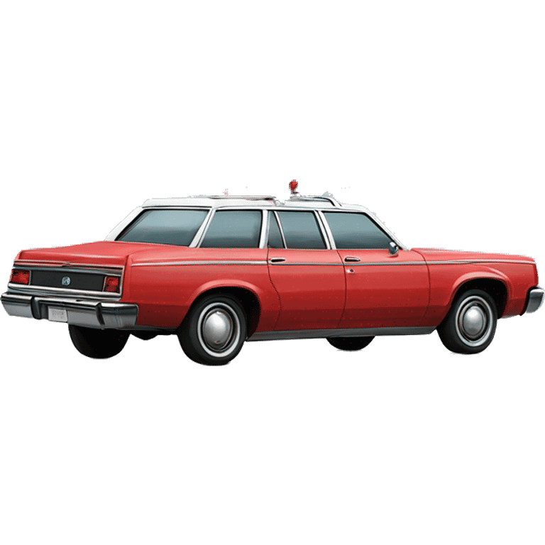 Christmas vacation oversized tree on station wagon emoji