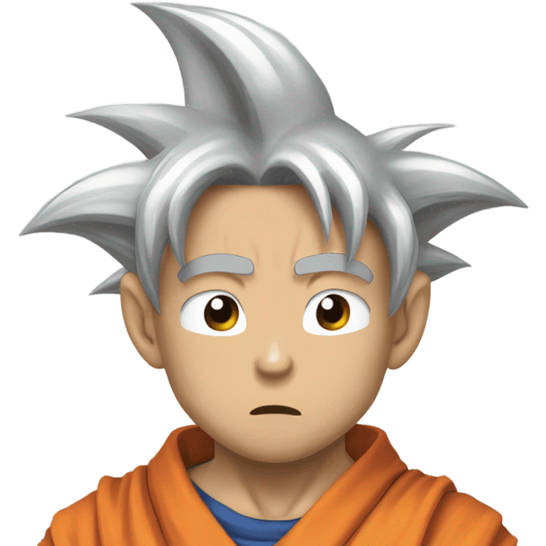 Goku sad emoji