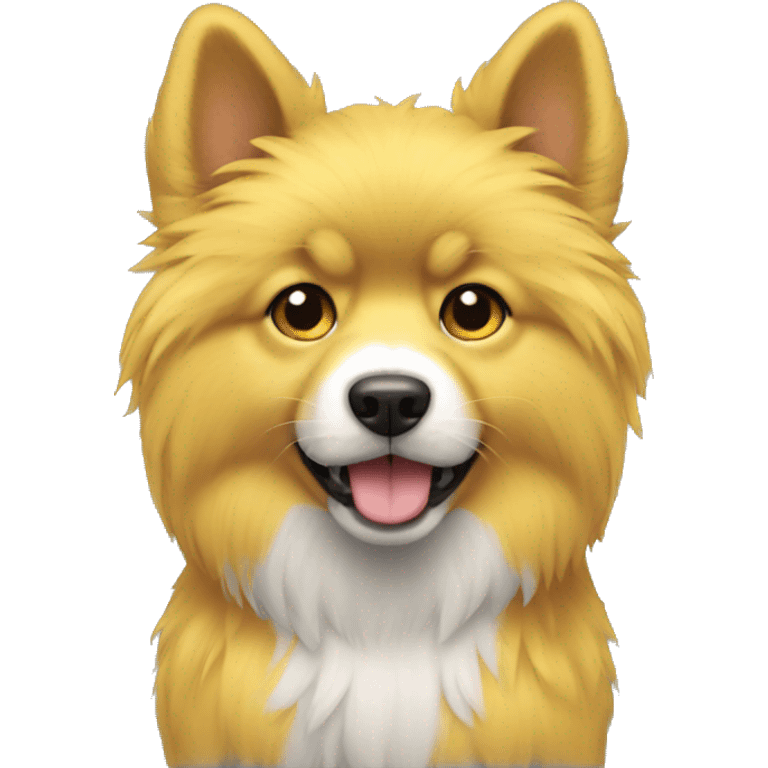 Dog yellow Furry  emoji