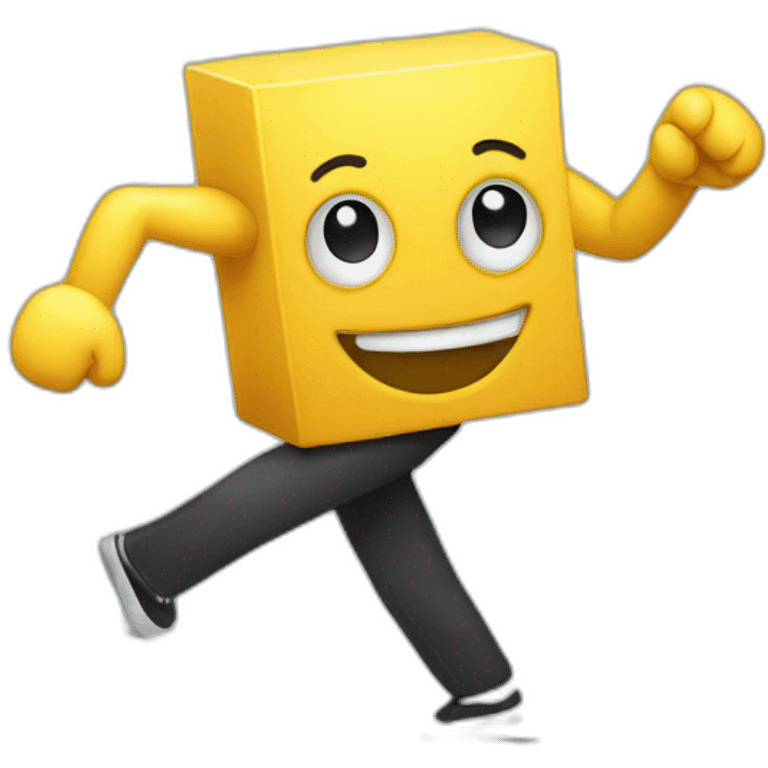 dancing computer emoji