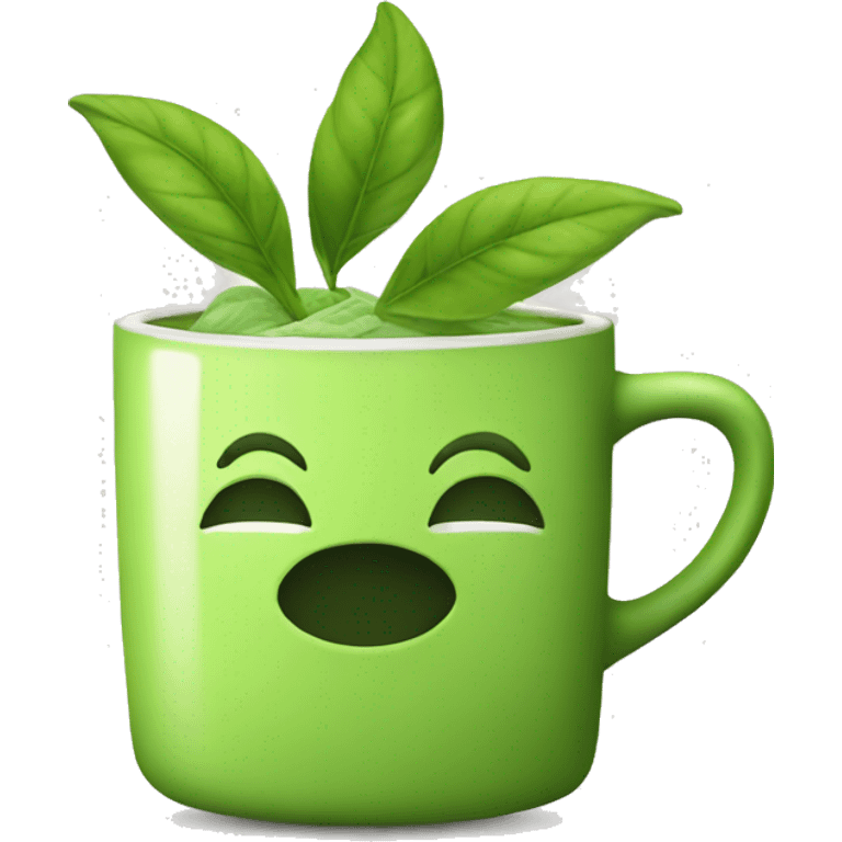 green tea emoji