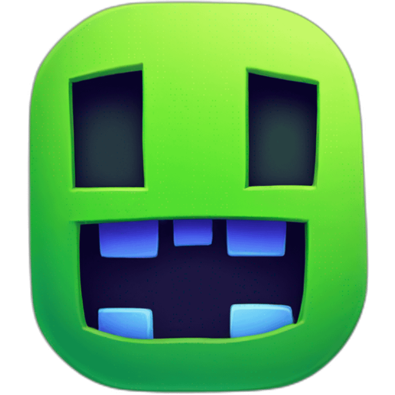 Geometry dash game icon emoji