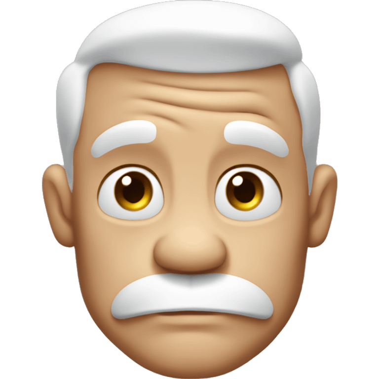 Popeye avec un gros bras avec un teint de peau marron claire  emoji